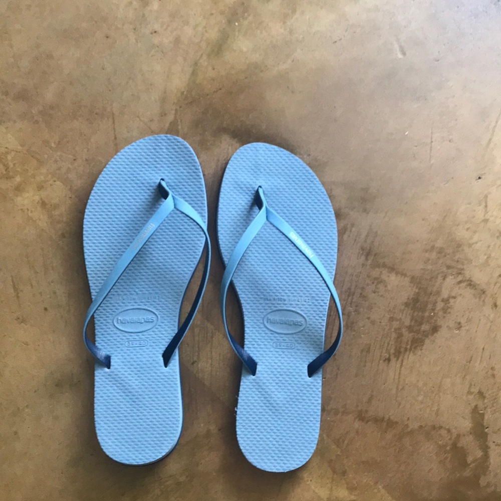 Havaianas Powder Blue Flip Flops